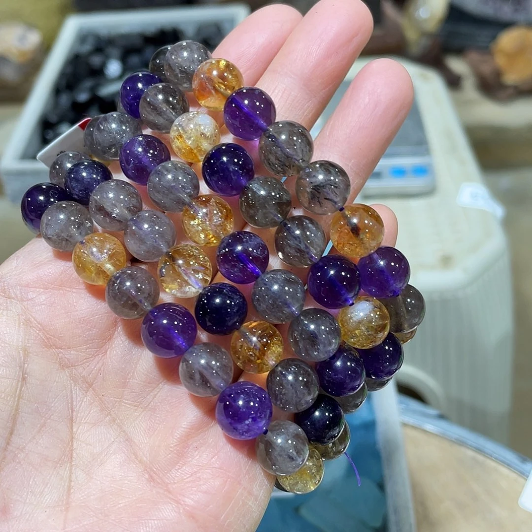 水晶手串10m m未镶嵌多样性发一条d b 306