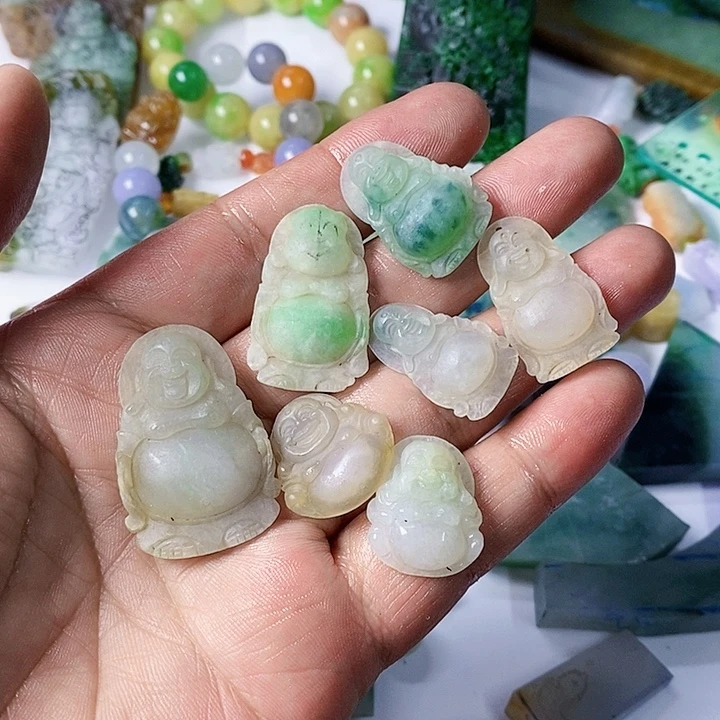 落***悔翡翠散珠天然翡翠A货