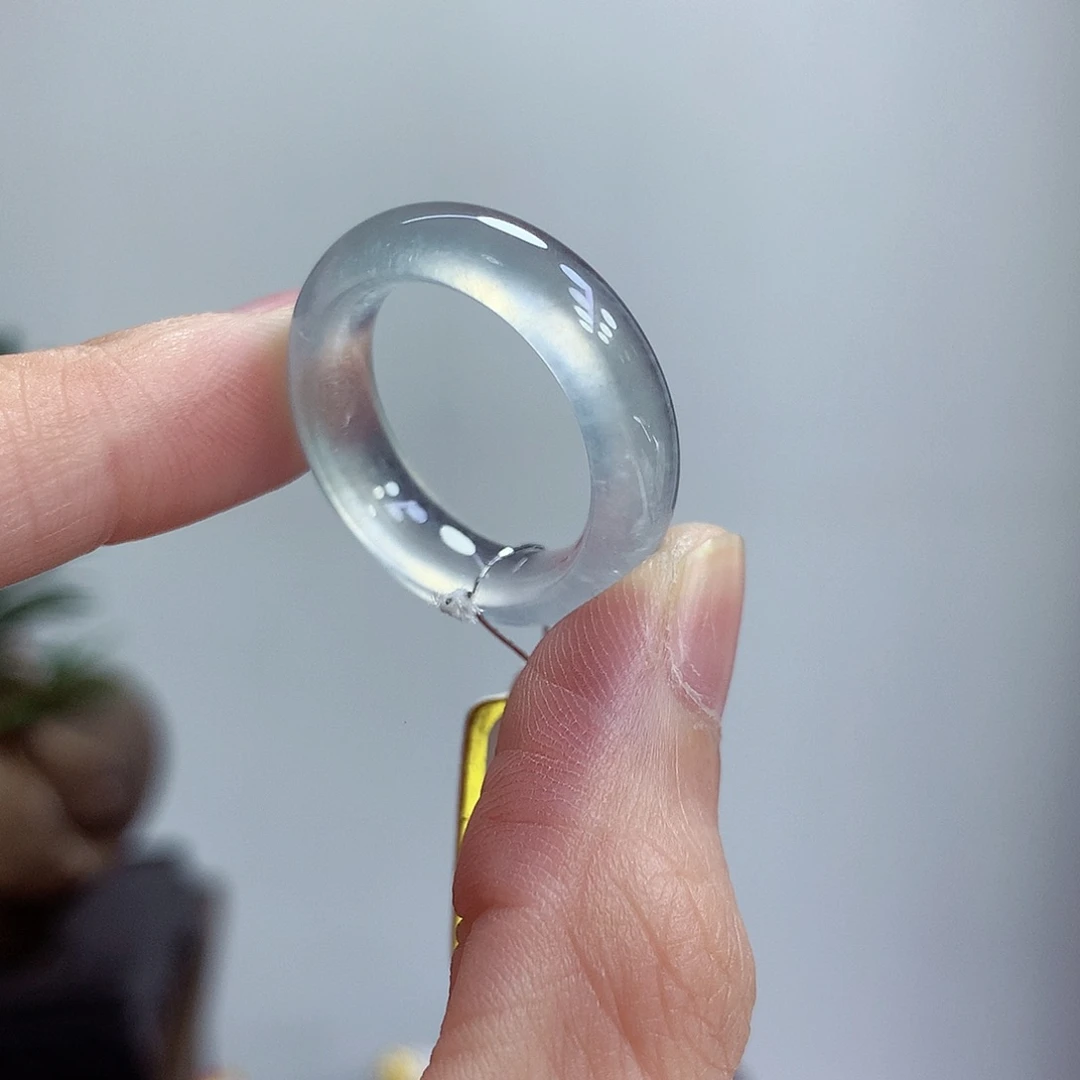 翡翠未镶嵌戒指19-20号