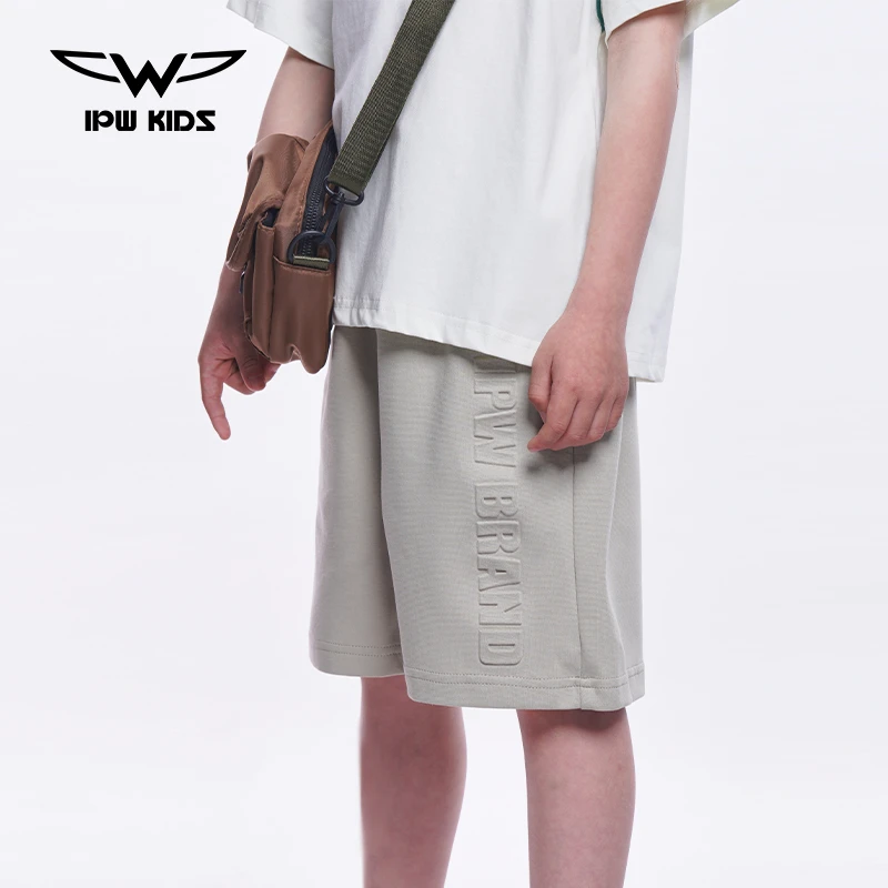 IPW【门店同款】儿童休闲裤男童夏季短裤百搭街舞潮牌中大童休闲裤