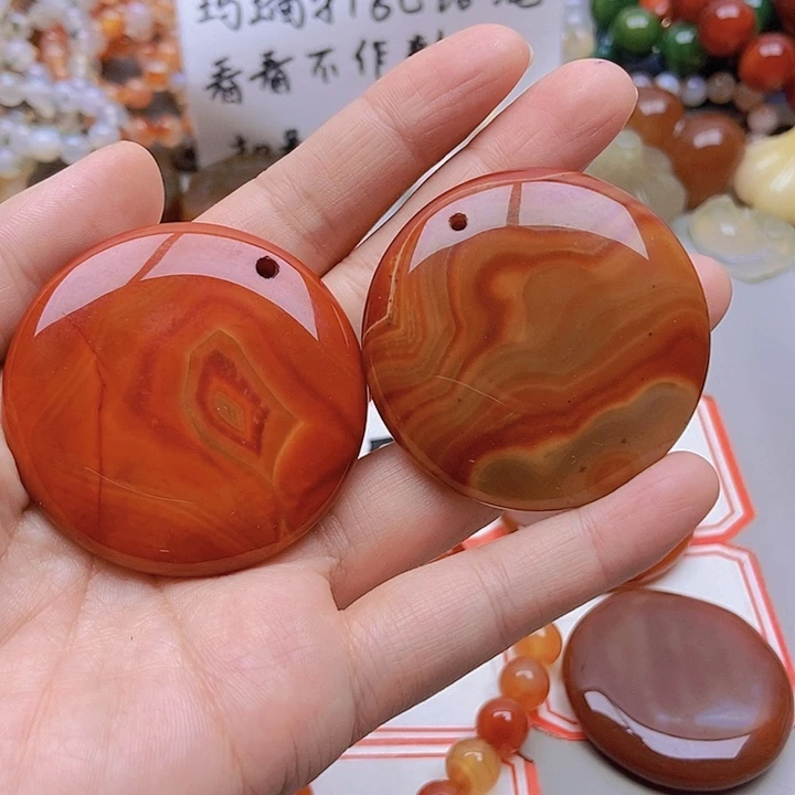 【闪购商品】未镶嵌玛瑙/玉髓珠宝半成品延****啡