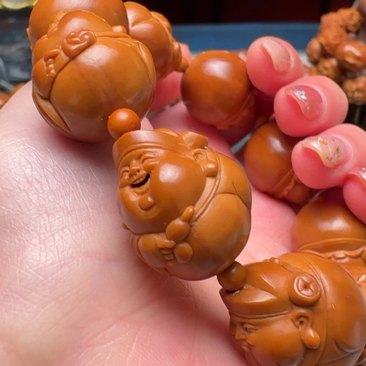 橄榄核手串/手链海派财神