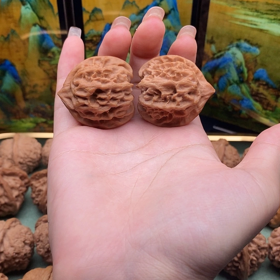 文玩核桃把件曹大龙35全品