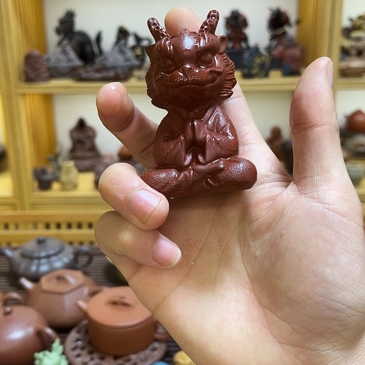 茶壶紫砂紫砂小龙仙茶宠摆件