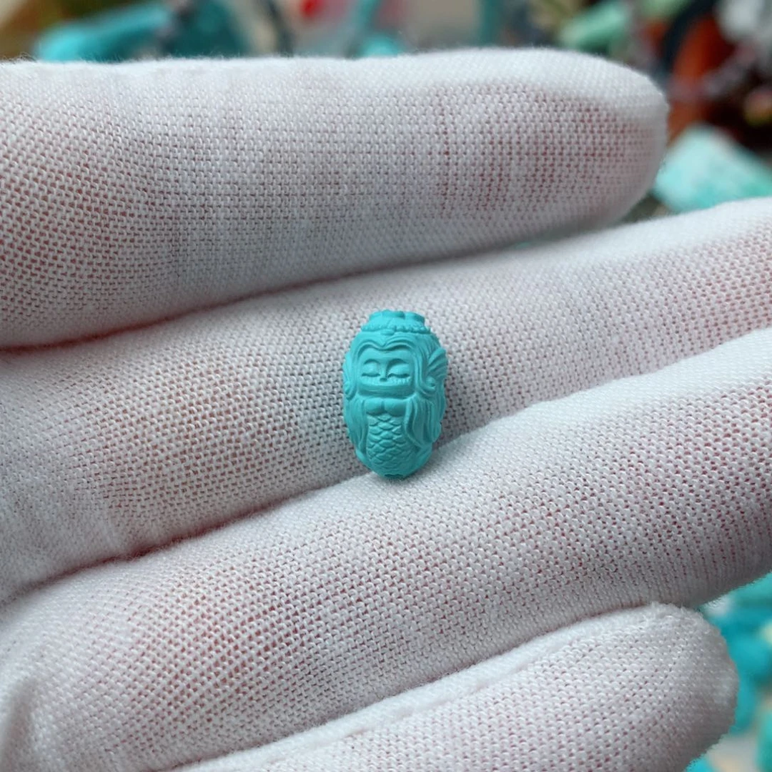 绿松石珠宝奇石未镶嵌