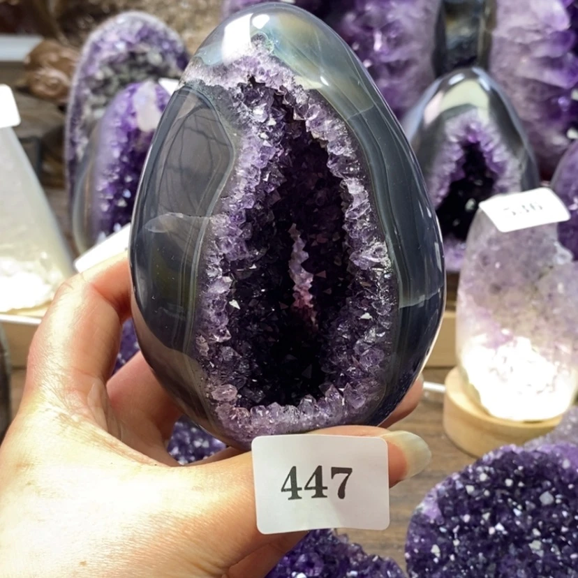 【闪购商品】紫晶大型摆件（非配饰）未镶嵌小**?