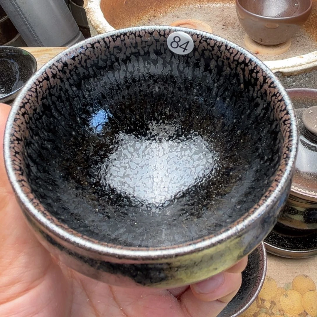 茶盏义兴龙窑坚持真柴烧微瑕