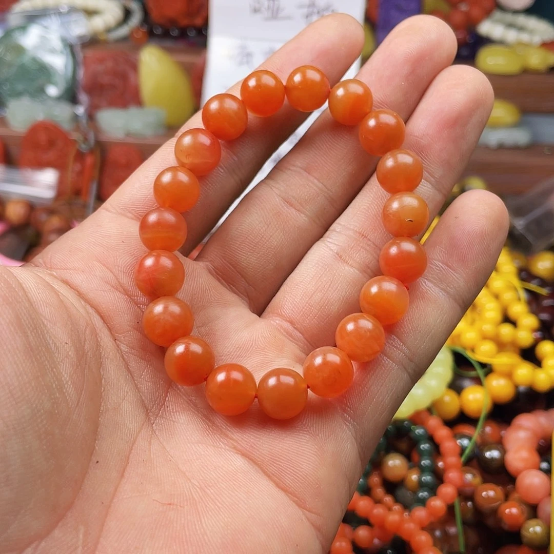 鲤***玛瑙/玉髓项链未镶嵌46890