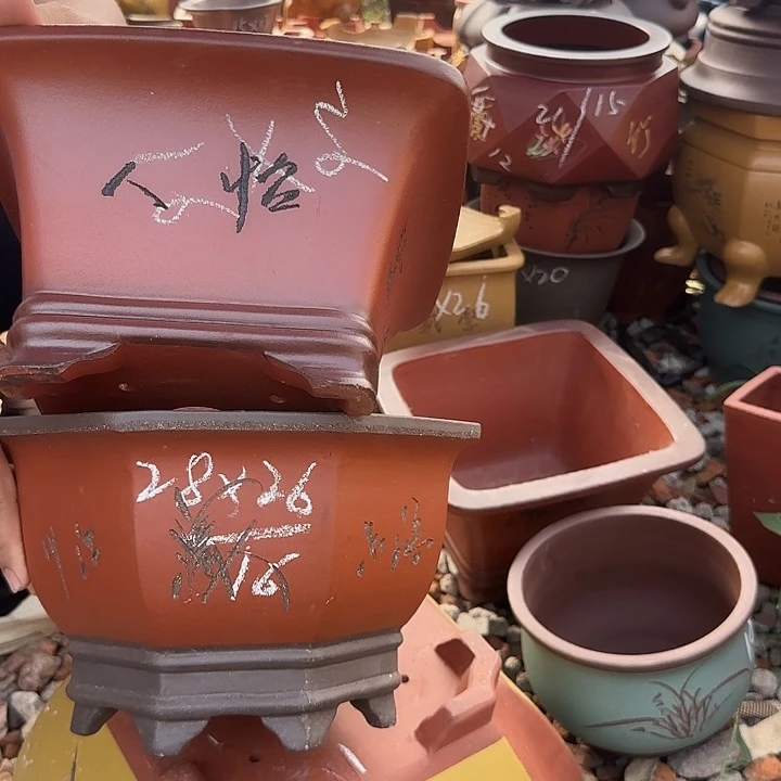 紫砂花盆紫砂花盆盆景盆