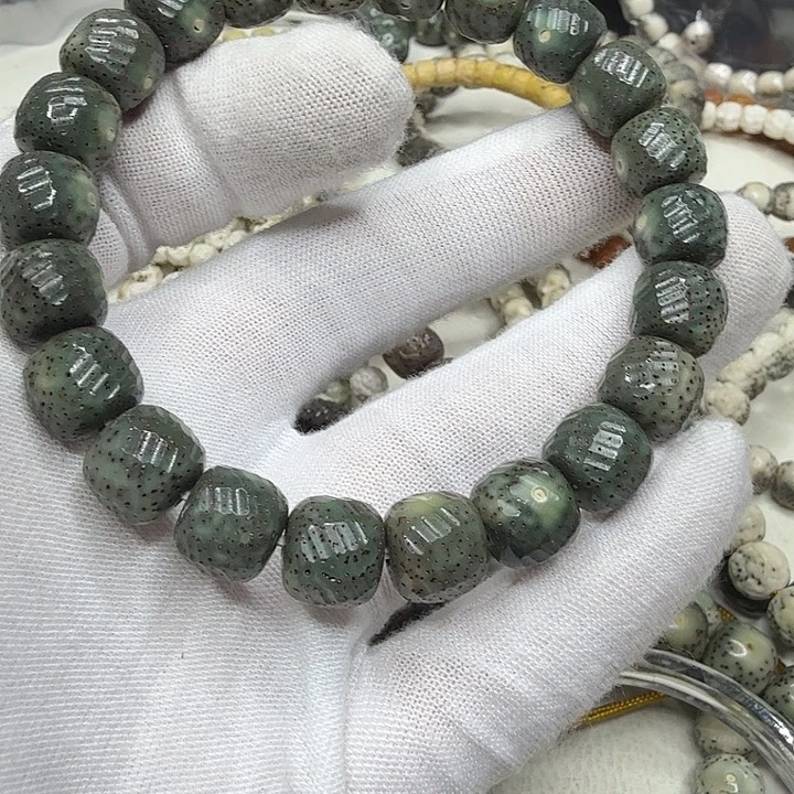 星月菩提吊坠10帝王绿双留白 光栅 31