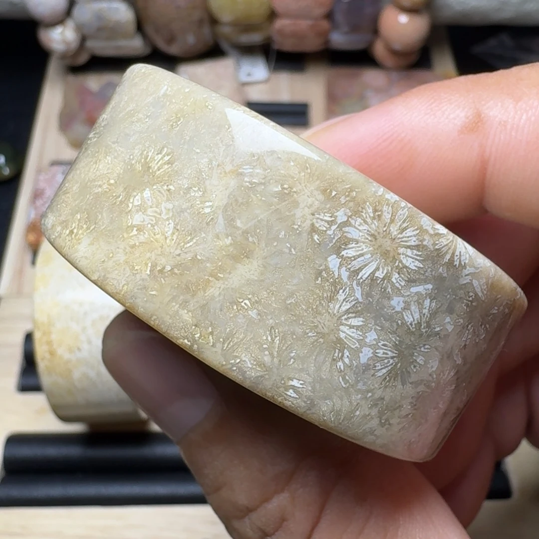 硅化玉未镶嵌纯天然色有机玉石保真色