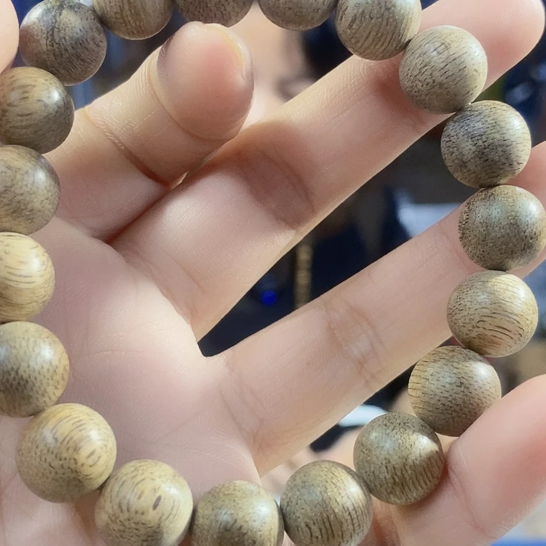 手串沉香柬埔寨圆珠单圈1.1/9克多样性发一