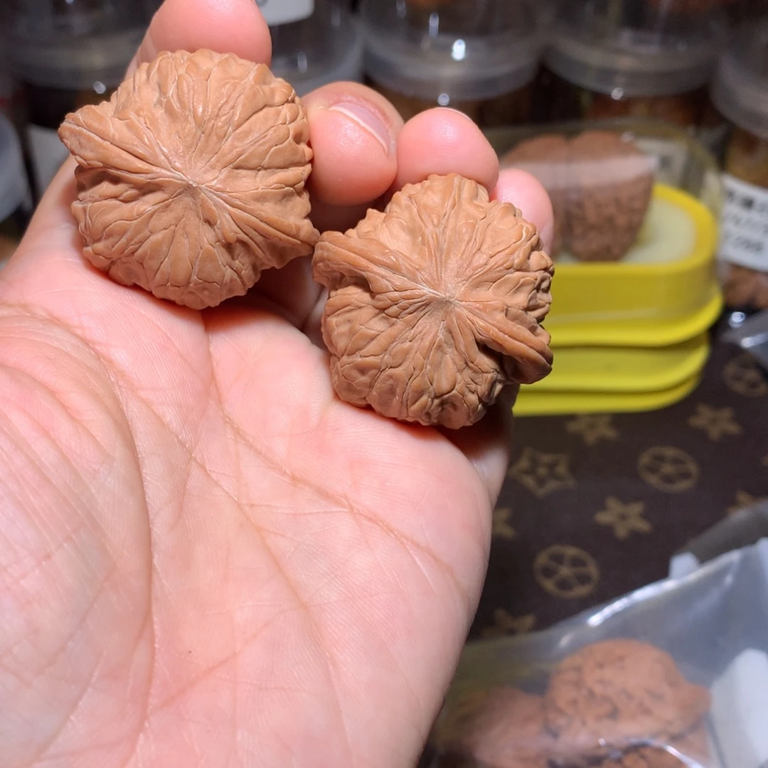 文玩核桃把件39全品磨盘