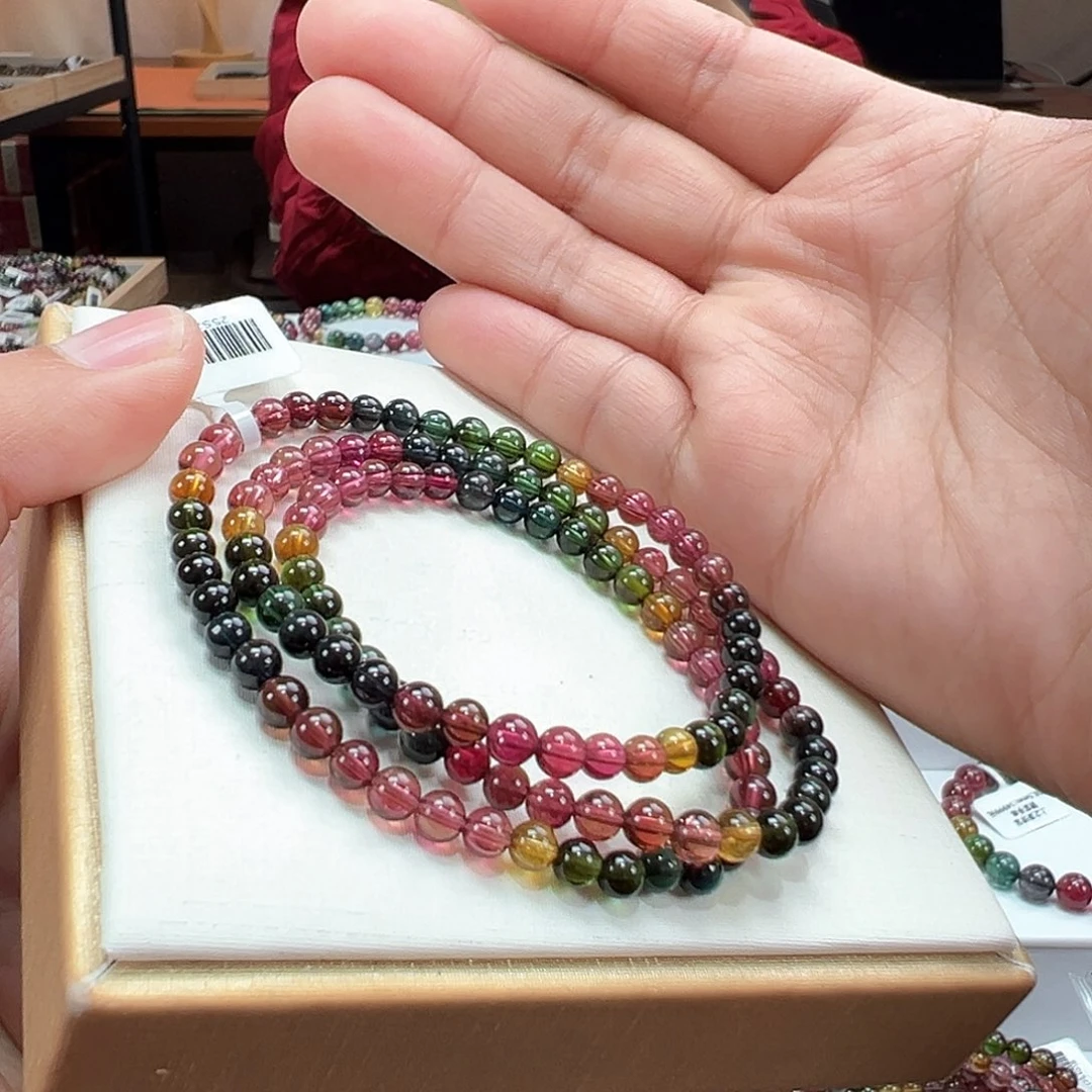 手串碧玺未镶嵌4.8mmmmmmmmm