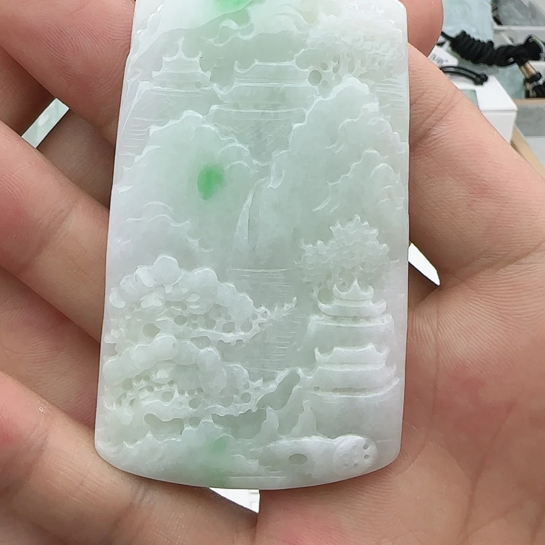 翡翠未镶嵌颈饰翡翠