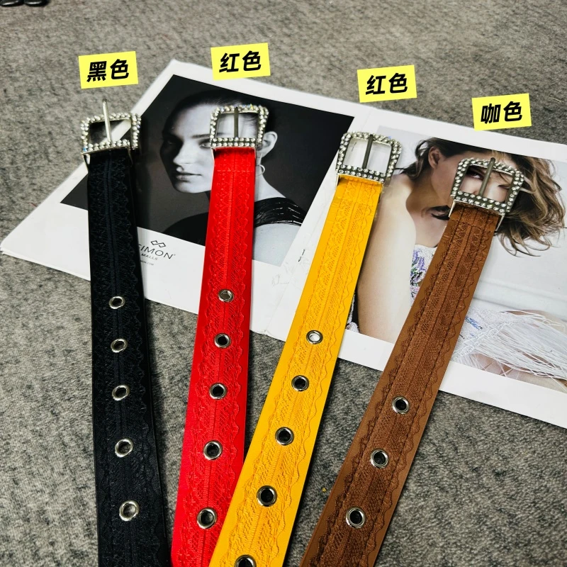 【亿火】新款腰带亮片皮带韩版简约腰带复古腰带-1590