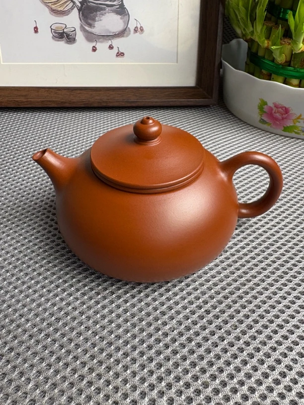 潮州手拉壶 入门级 朱泥手拉壶 寒江