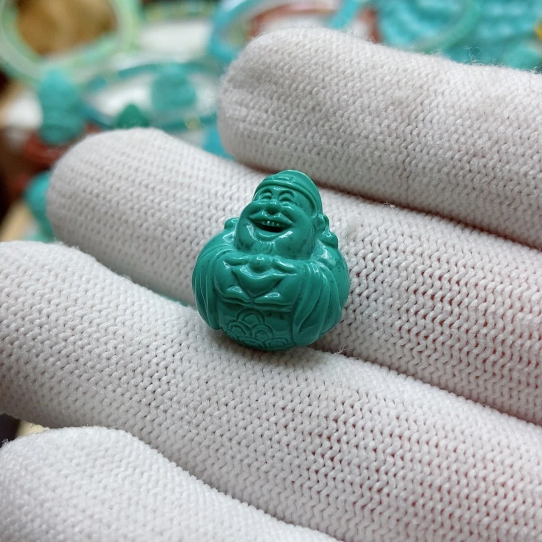 绿松石珠子未镶嵌