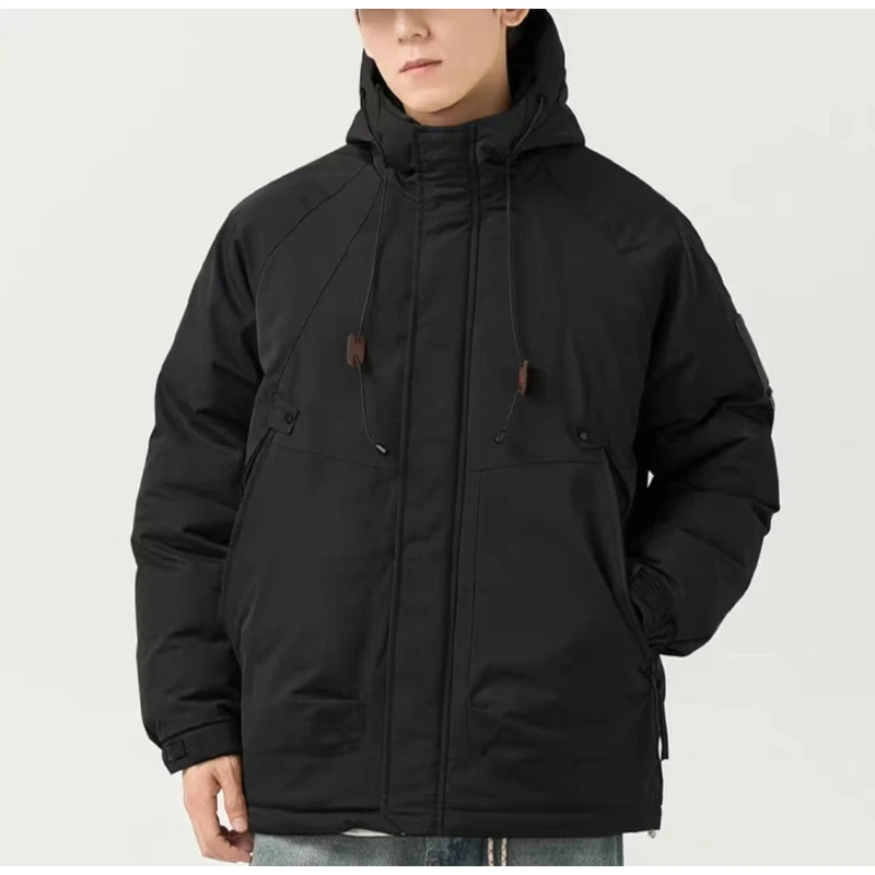 男连帽冬季棉服原单尾货尾货户外防风保暖秋冬男士男棉服