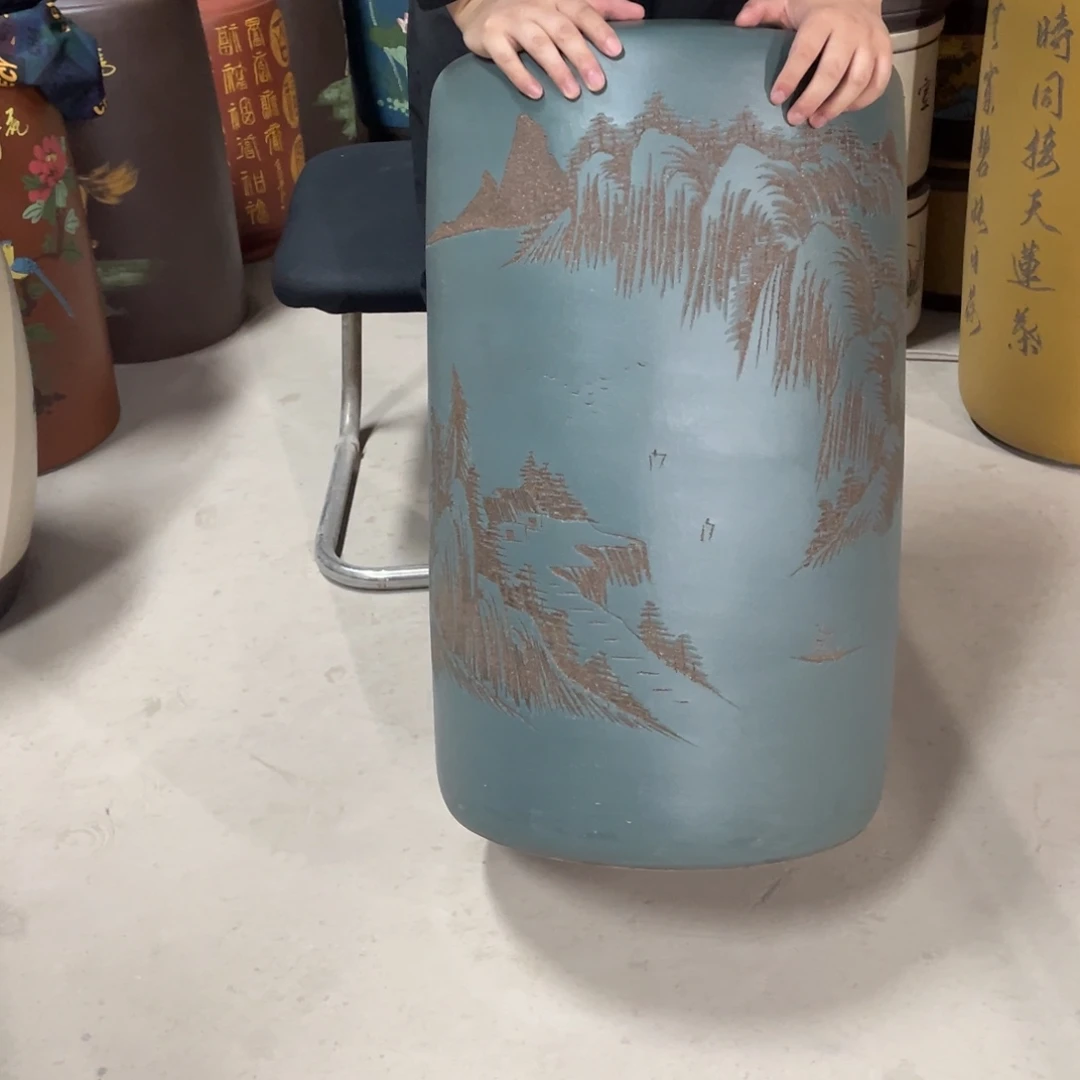 宜兴原矿紫砂茶叶罐