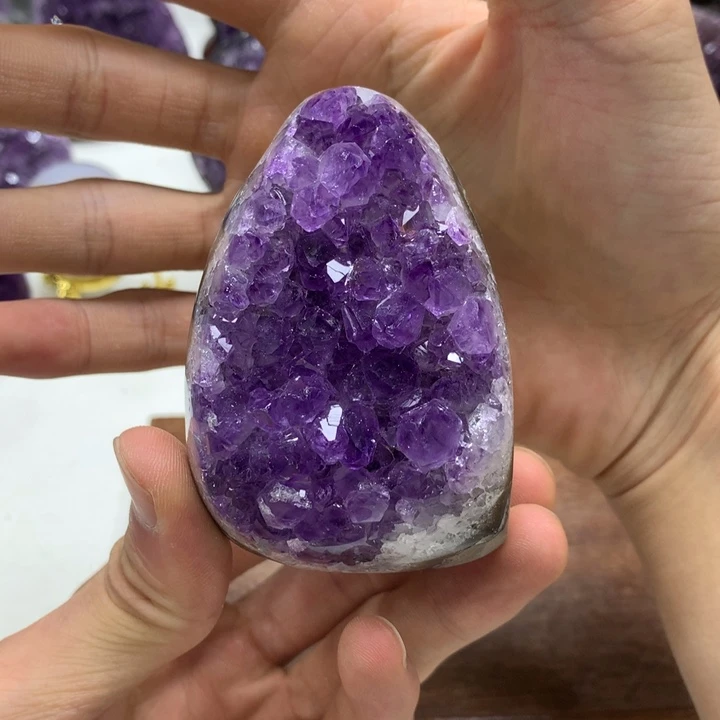紫晶珠宝半成品未镶嵌