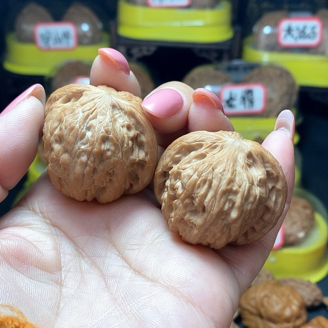 文玩核桃把件16号磨盘39尺全品