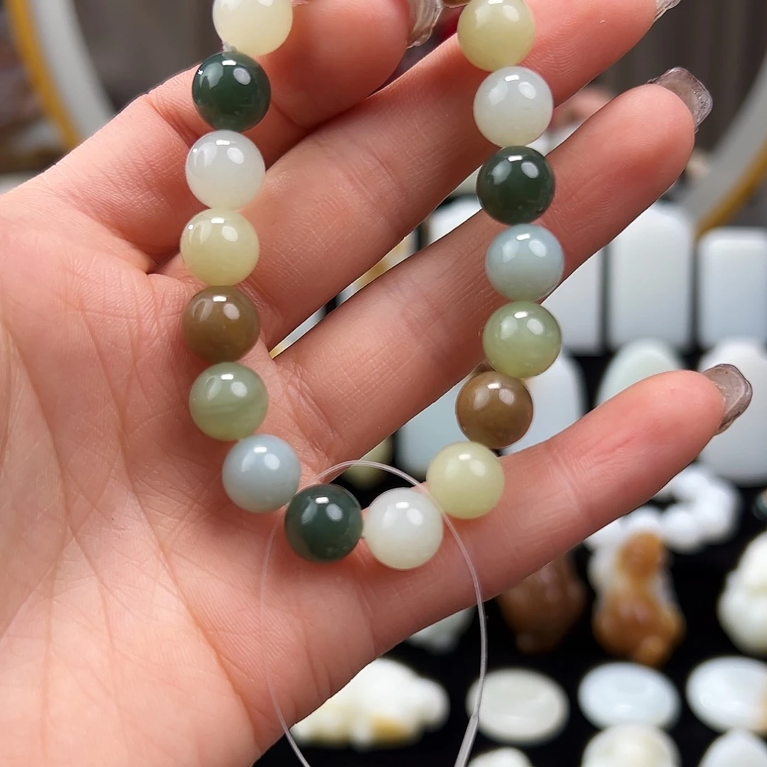 和田玉手链未镶嵌