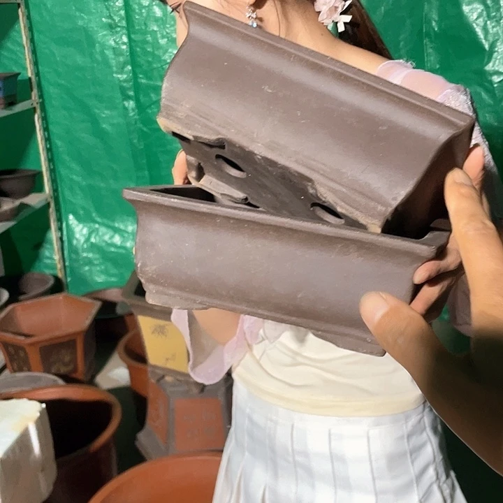 26-26素面马槽花盆花盆