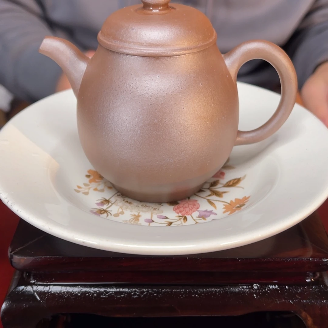 紫砂茶壶高端160cc红泥清式壶