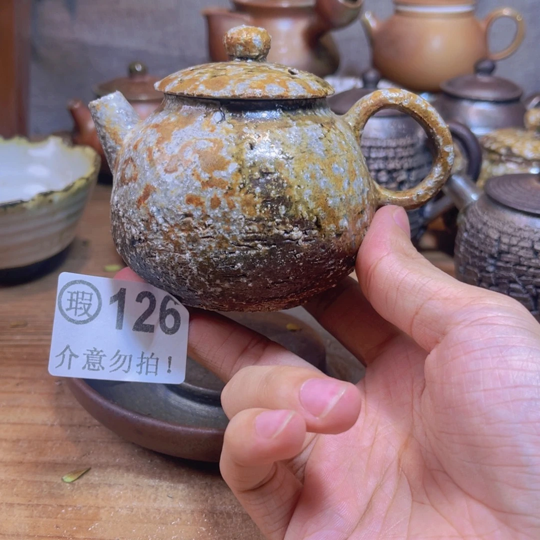 纯手工制作工艺（柴烧）裸烧纯手工制作虎126
