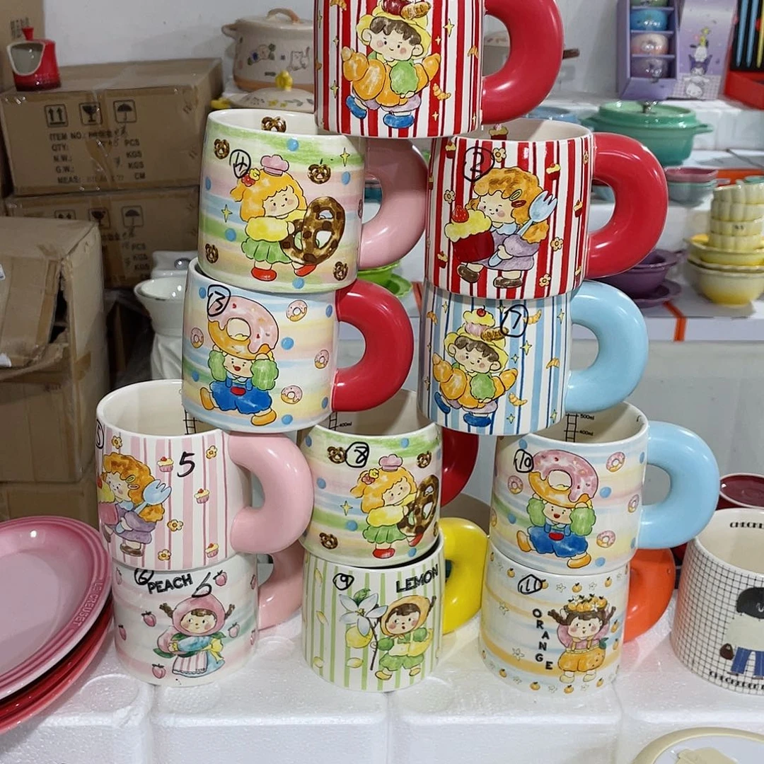 瓷片微瑕陶瓷餐具家用 两个