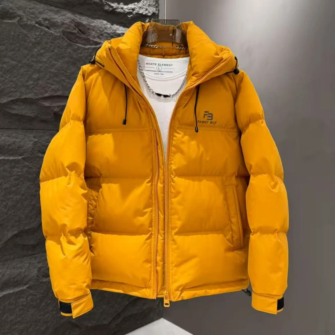 冬季新款户外加厚连帽保暖痞帅男士棉服6613