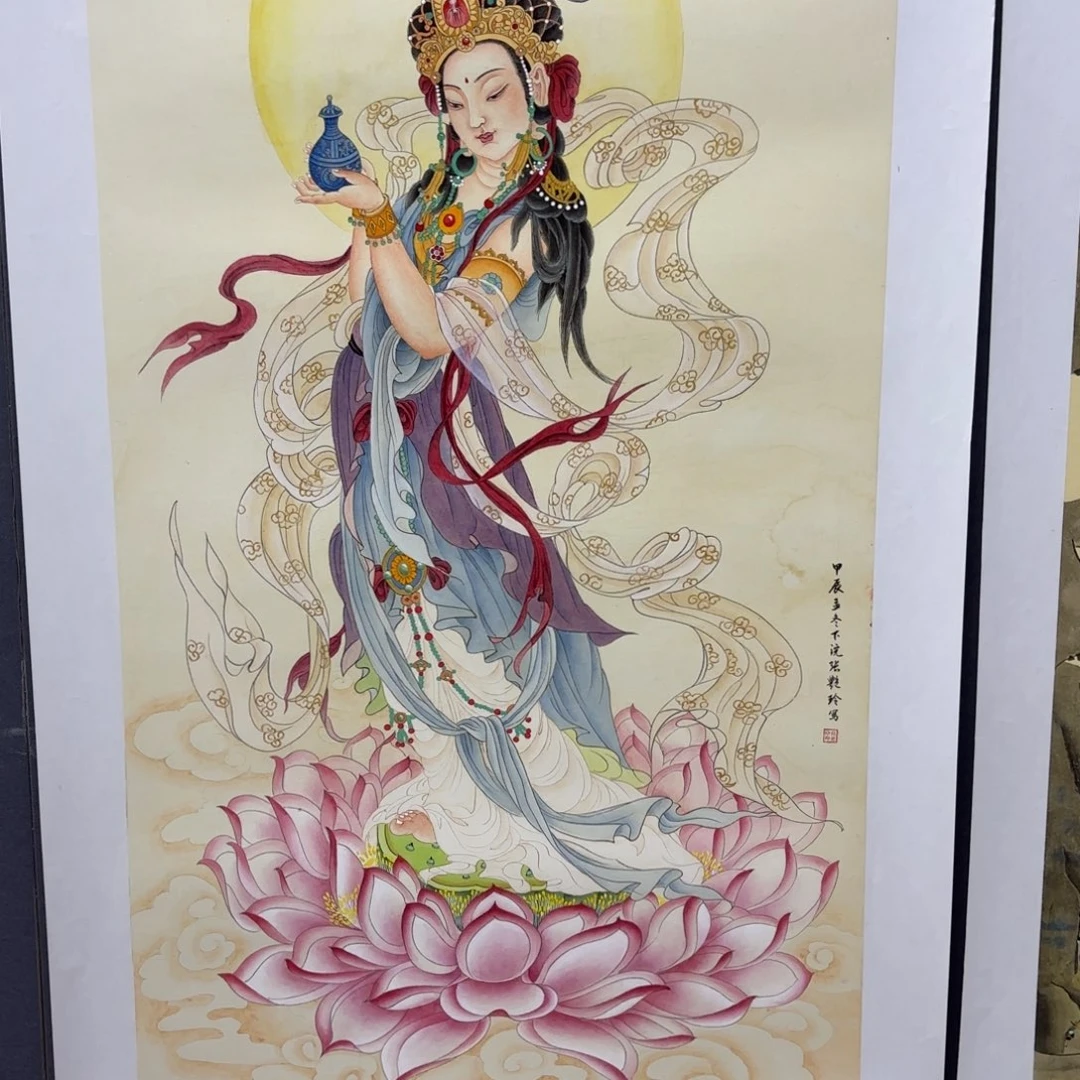 国画十*张艳玲四尺李欣主播