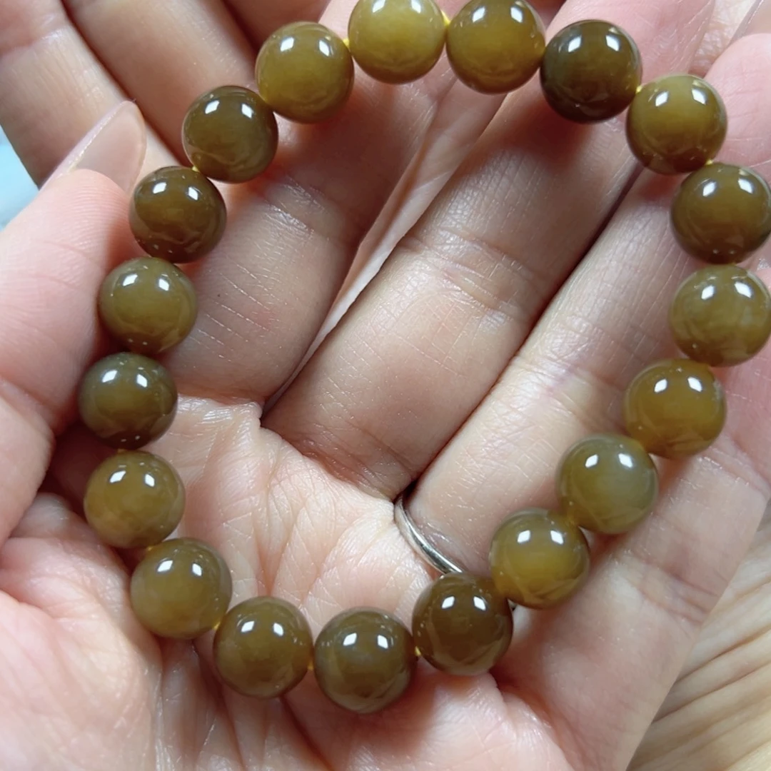 和田玉手串未镶嵌和田玉手串