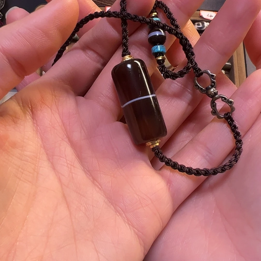 石英石纯铜锁骨链
