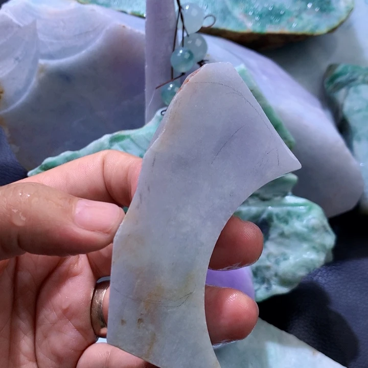 翡翠未镶嵌颈饰缅甸天然翡翠吊坠挂件牌子片料珠子平安扣