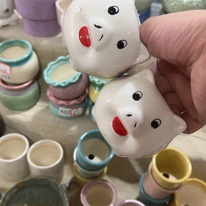 微瑕陶瓷花盆满9.9发