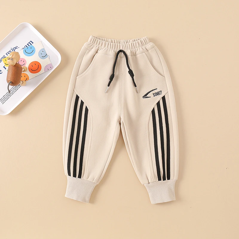 儿童裤子春秋休闲裤男童宝宝长裤童装秋款秋装2025新款韩版棉面料