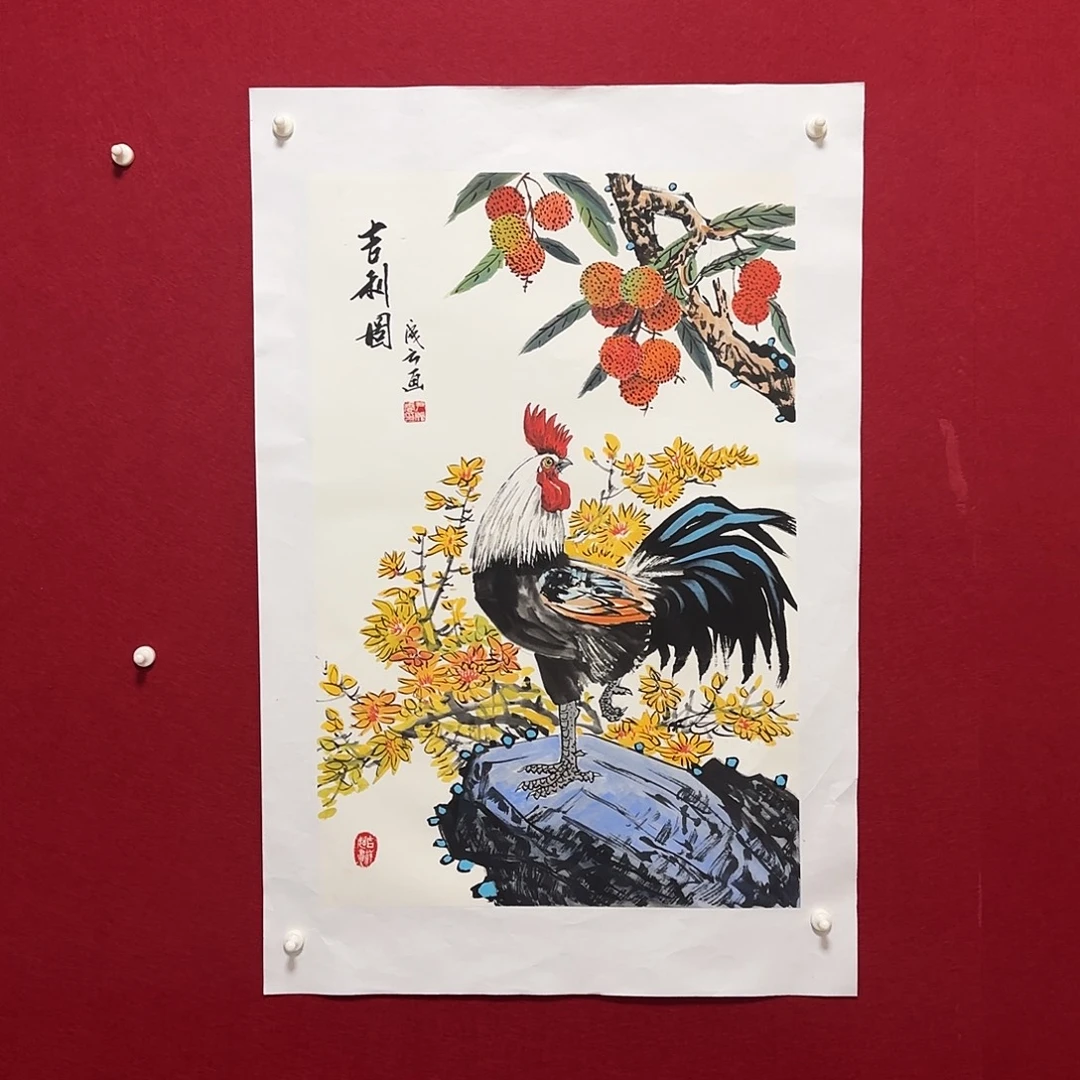国画纯手绘国画作品