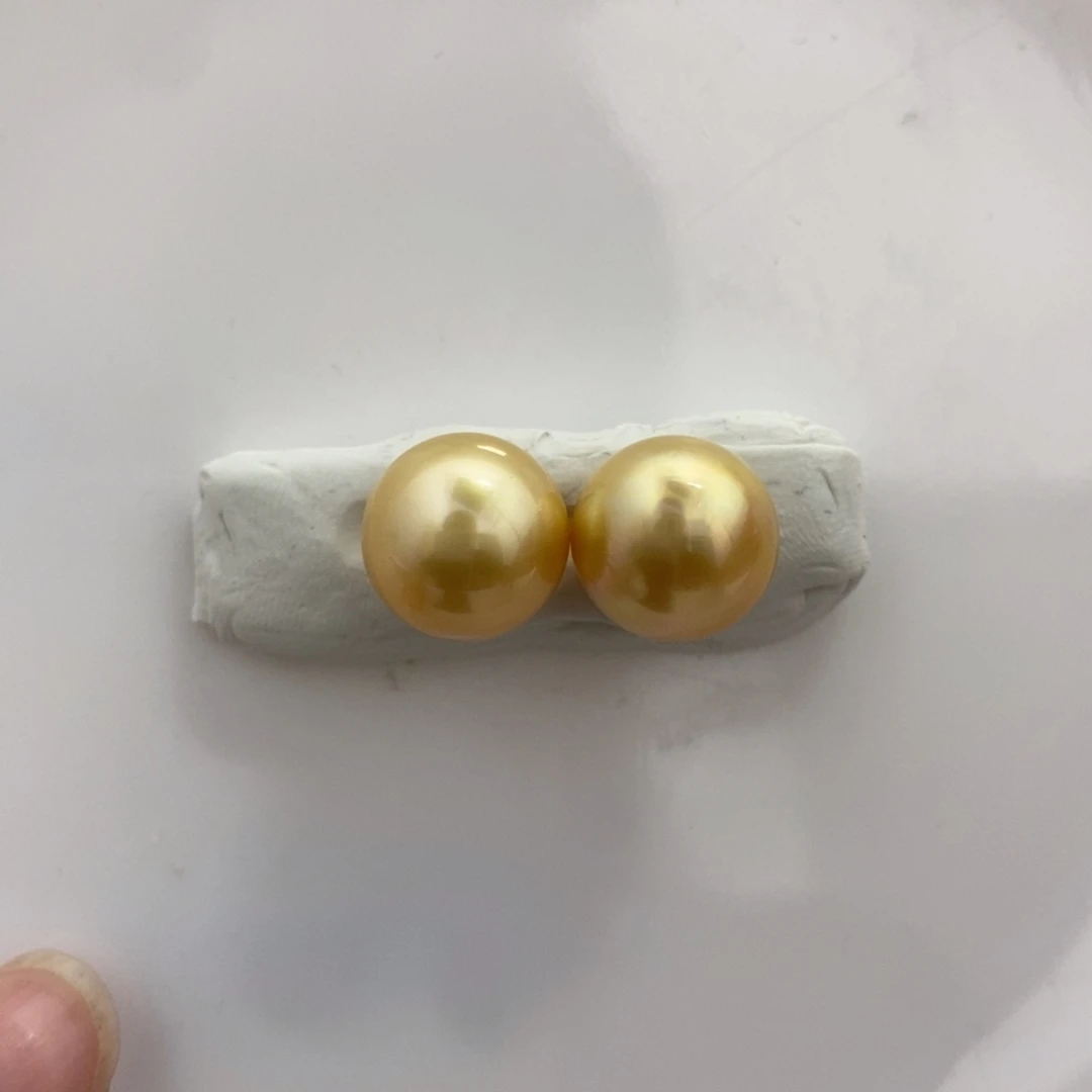 未镶嵌海水珍珠裸珠12mm近圆