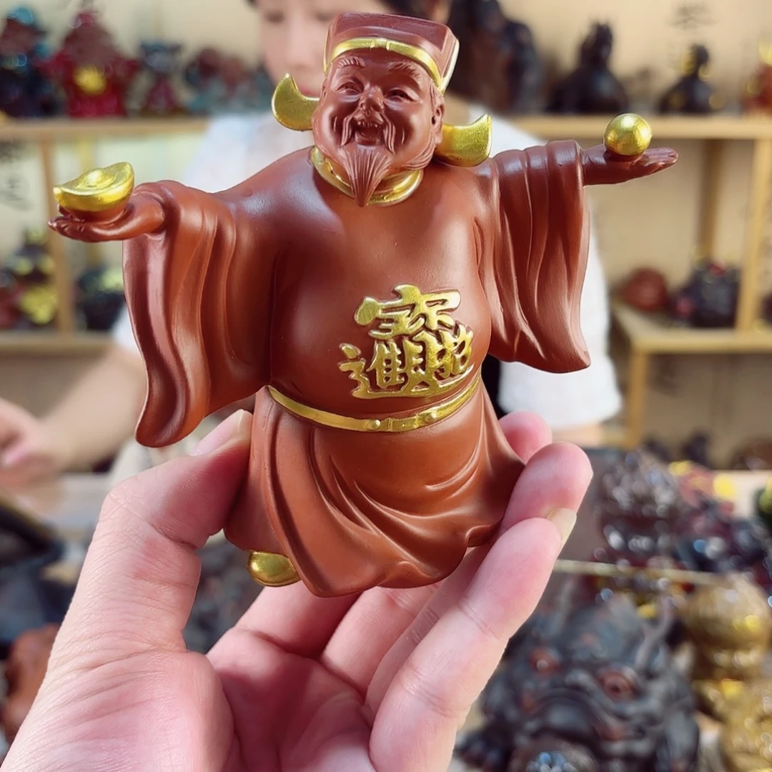 紫砂茶宠紫陶树脂茶宠摆件
