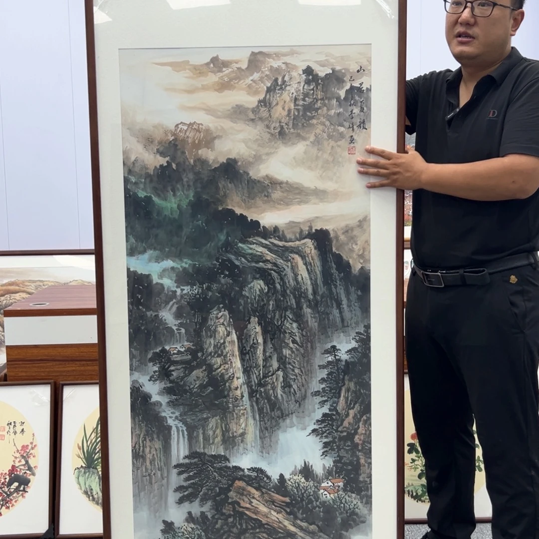 国画国画作品170*80公分