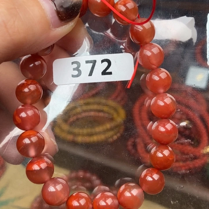南红玛瑙未镶嵌手链