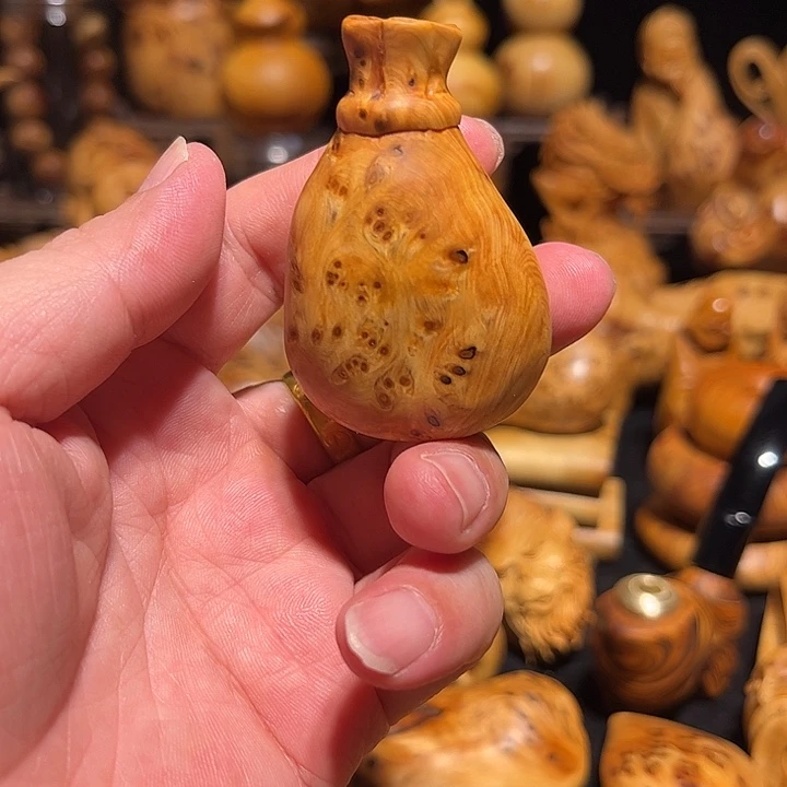 柏木（崖柏）太行手工钱袋