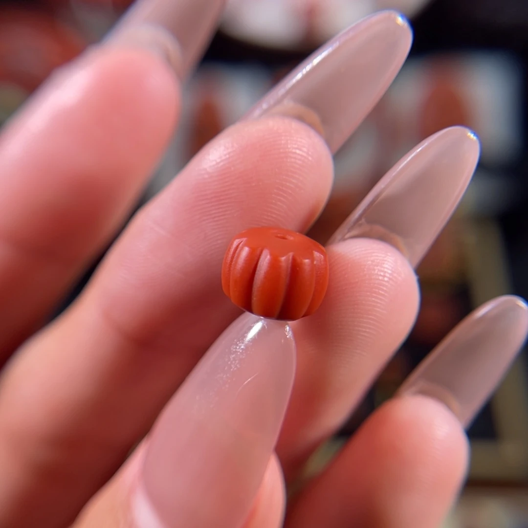 南红玛瑙未镶嵌隔珠9