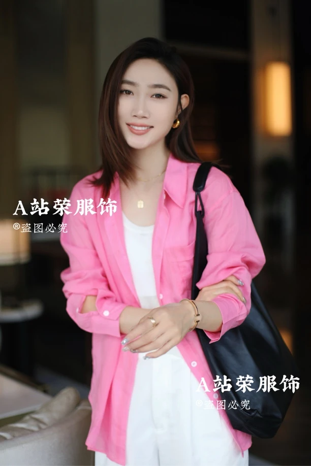 【荣姐精选】苎麻天丝衬衣