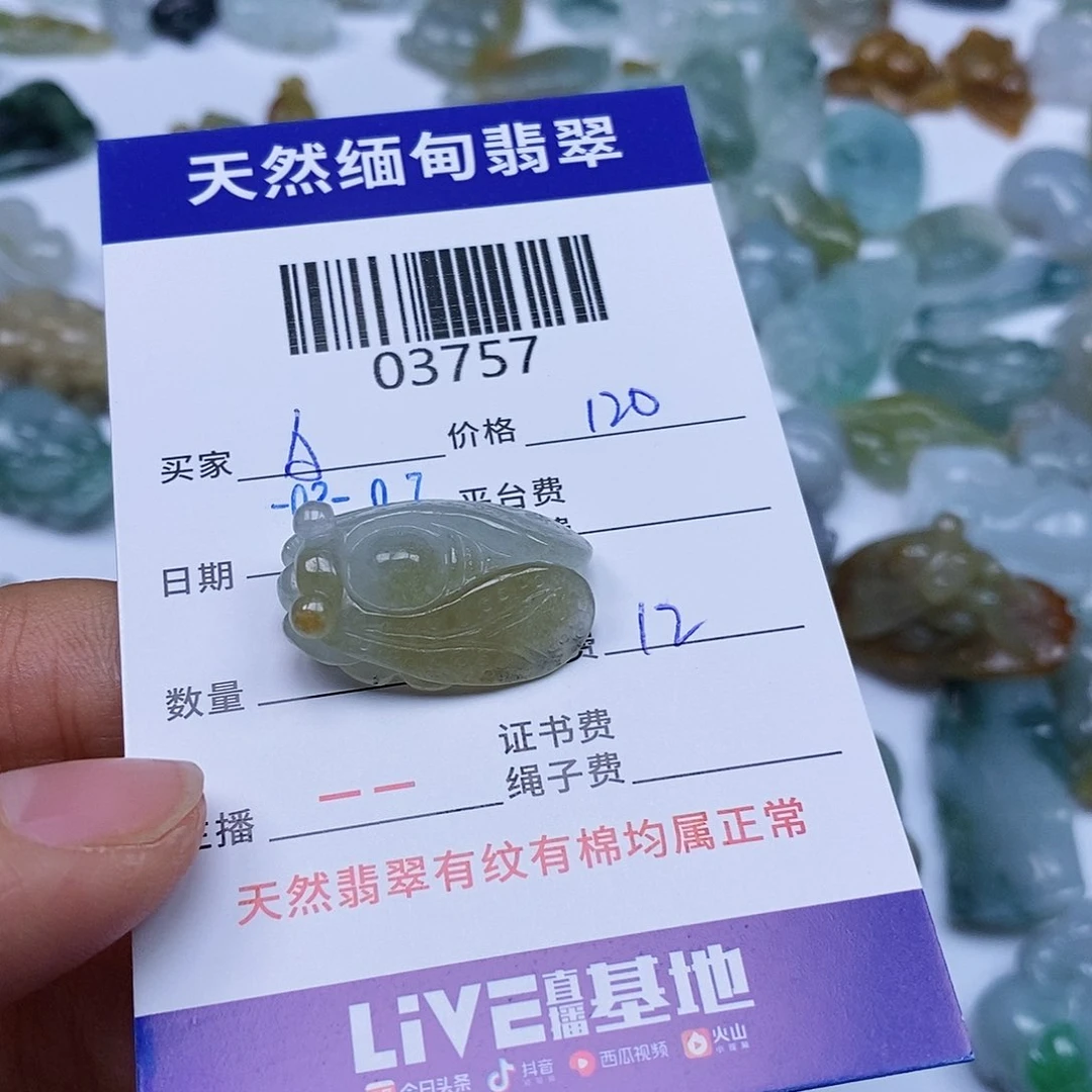 翡翠颈饰未镶嵌A***l翡翠