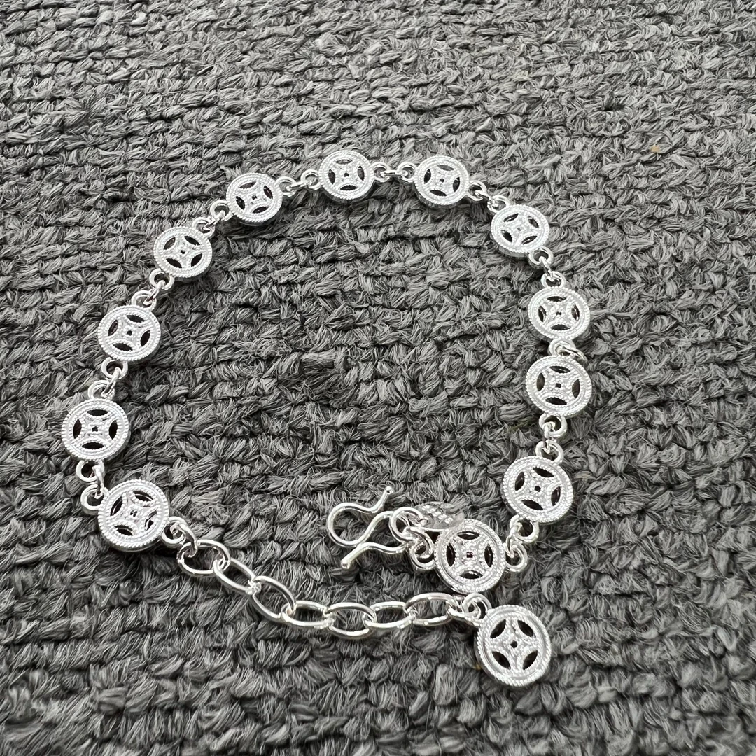 093 铜币手链 精品轻奢时尚复古首饰 无礼盒