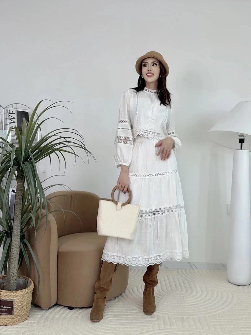 GIFLONA海边风半身裙