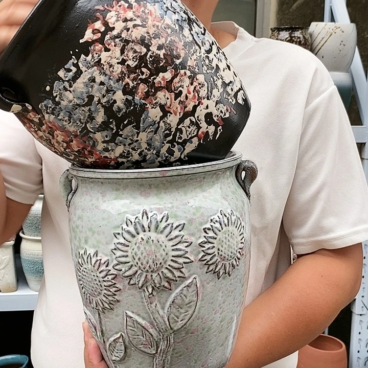 紫砂花盆口口20高24福利